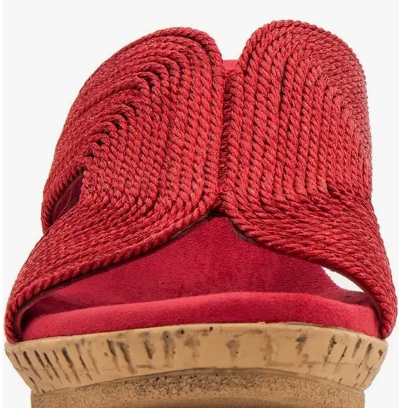 David Tate Holiday VIBE Women's Wedge Slide Sandalv size 8 - Picture 5 of 10